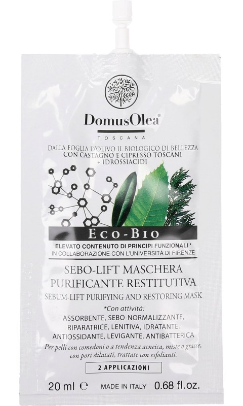Domus Olea Toscana Sebo Lift Maschera Purificante Riparatrice