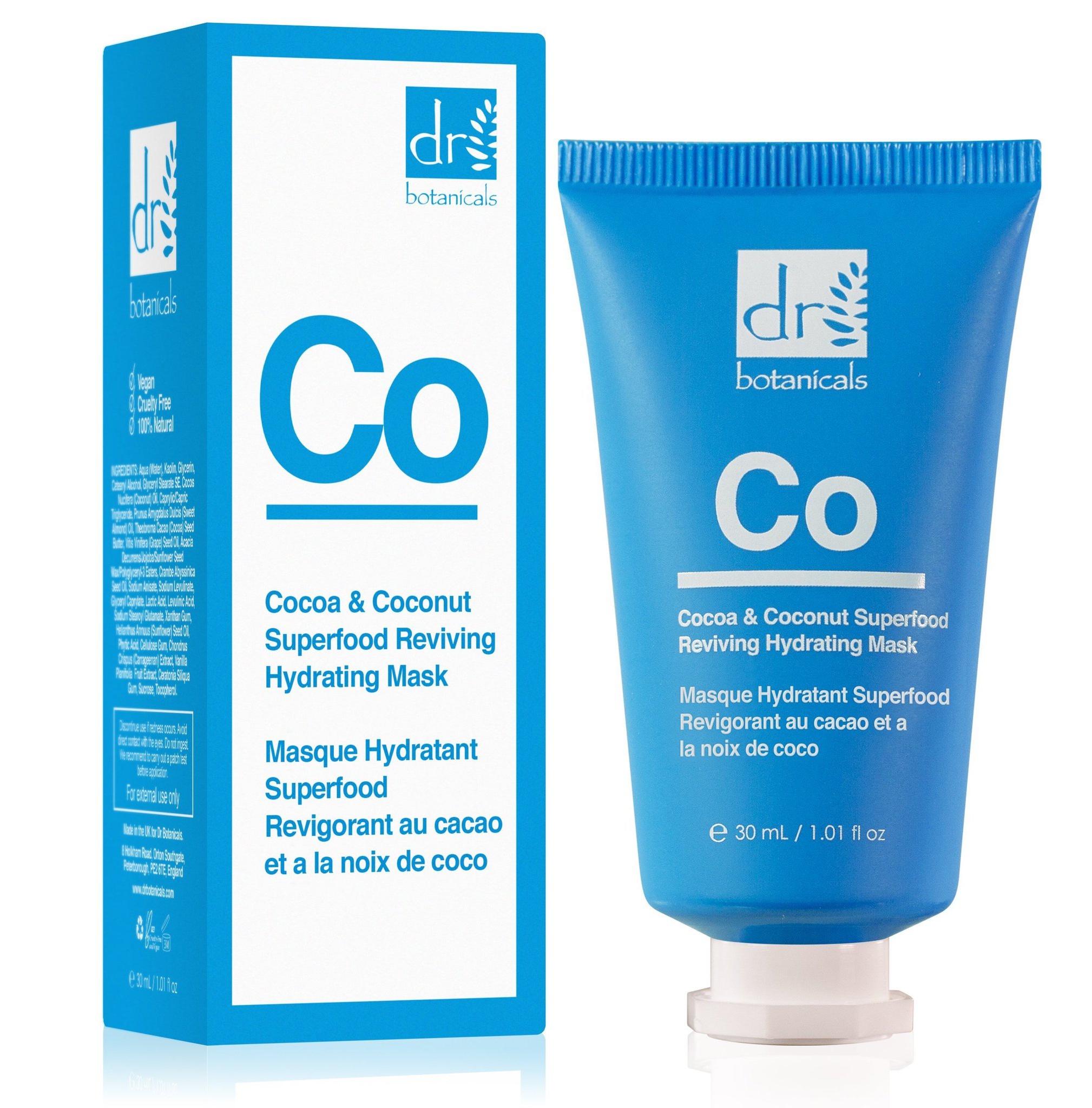 Dr Botanicals Cocoa & Coconut Superfood Reviving Hydrating Mask