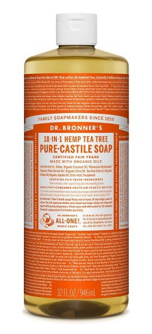 Dr. Bronner's 18 In 1 Hemp Tea Tree Pure-Castile Soap