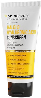 Dr. Sheth's Haldi And Hyaluronic Acid Sunscreen