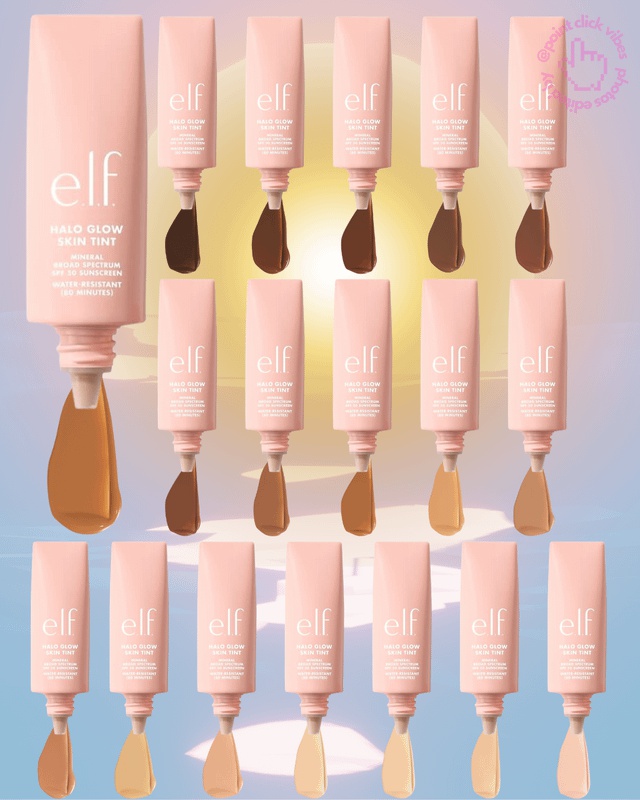 Elf cosmetics spf 50 Elf Halo Glow Skin Tint