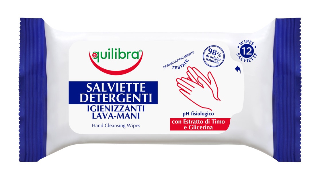 Equilibra Hand Cleansing Wipes