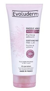 Evoluderm Soothing Mask Pink Clay