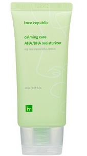 Face Republic Calming AHA/BHA Moisturizer, Non-comedogenic