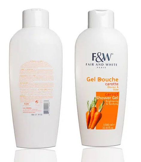 Fair & White Carrot Gel Douche