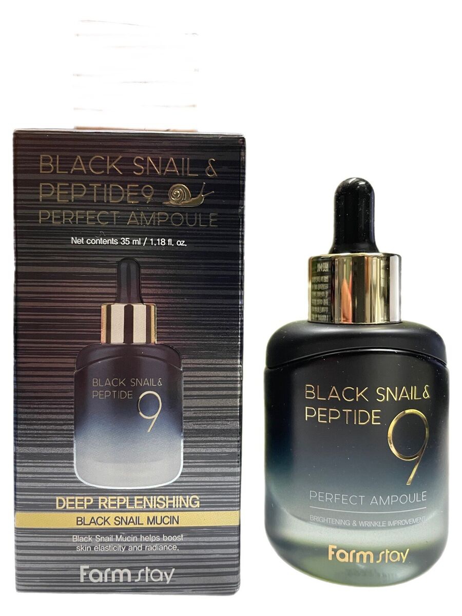 FarmStay Blacksnail & Peptide 9 Perfect Ampoule