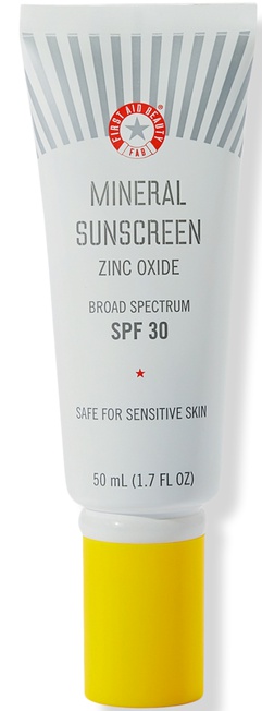 First Aid Beauty Mineral Sunscreen Zinc Oxide Broad Spectrum SPF 30