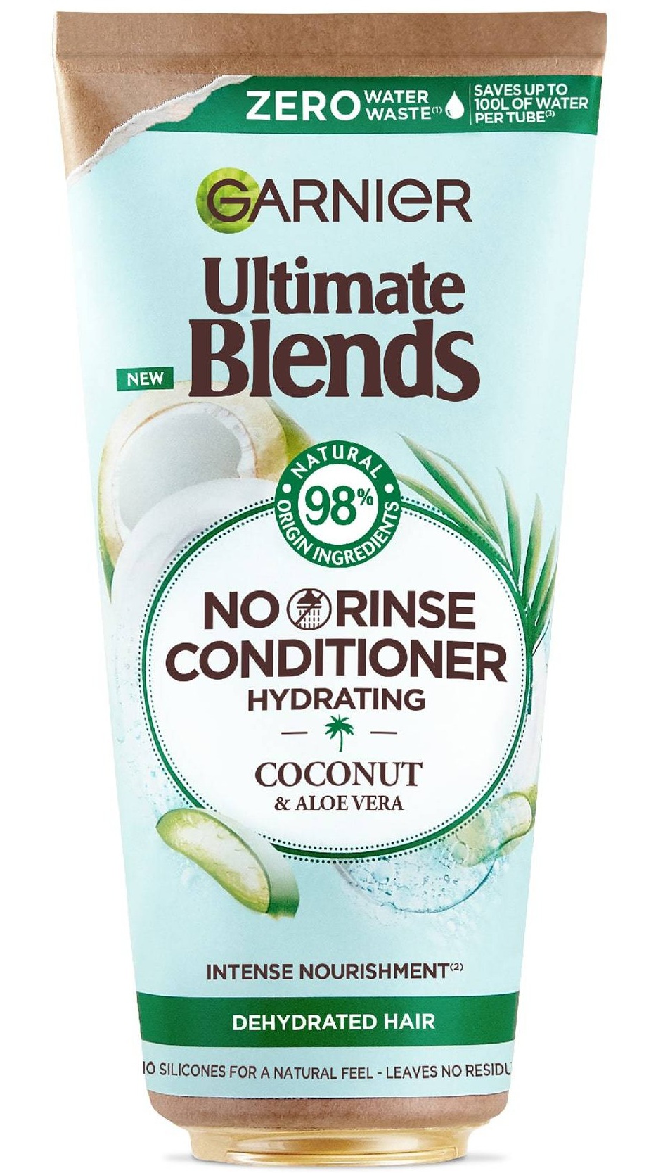 Garnier Ultimate Blends Coconut Hydrating No Rinse Conditioner With Aloe Vera