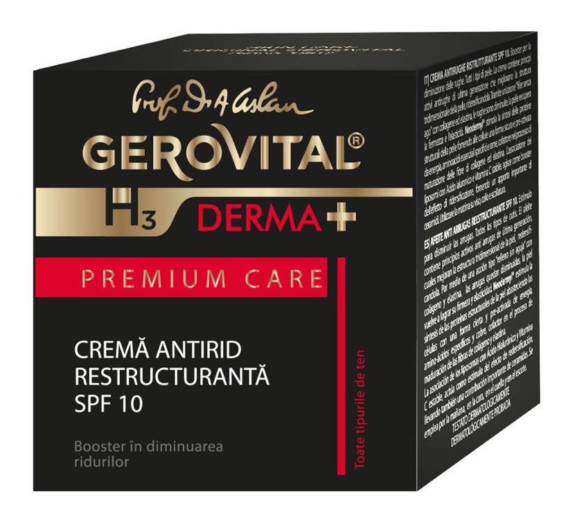 Gerovital Crema Antirid Restructuranta SPF10