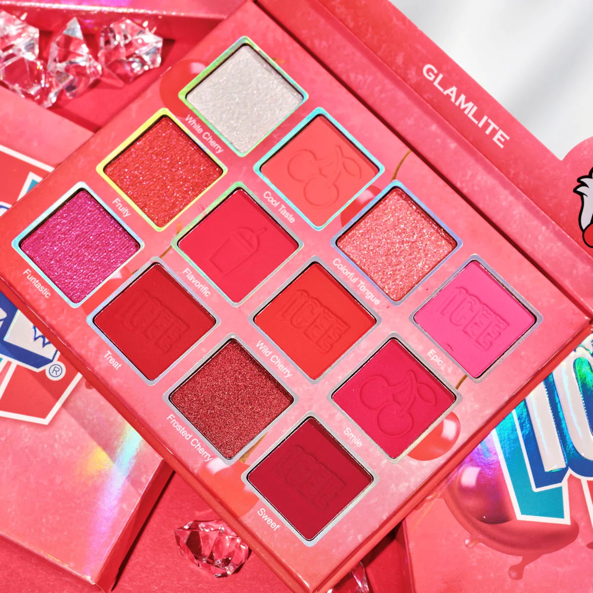 Glamlite Icee Cherry Palette