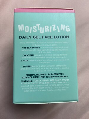 Global Beauty Care Moisturizing Daily Gel Face Lotion