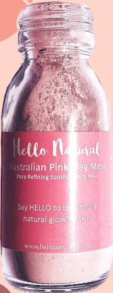 Hello Natural Co Australian Pink Clay Mask