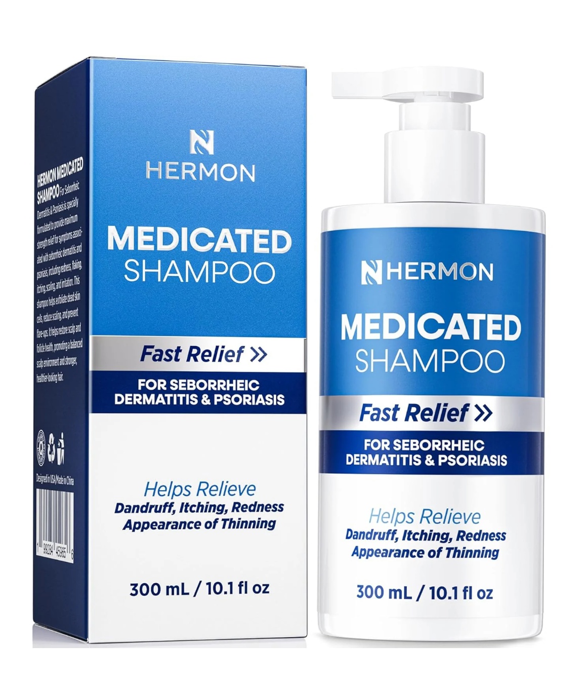 Hermon Medicated Shampoo For Scalp Seborrheic Dermatitis & Psoriasis