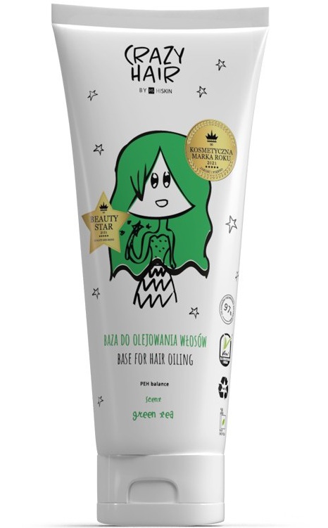 Hiskin Crazy Hair Base For Hair Oiling Green Tea