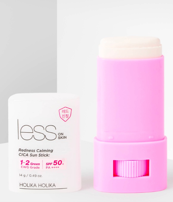 Holika Holika Less On Skin Redness Calming Cica Sun Stick Spf50+
