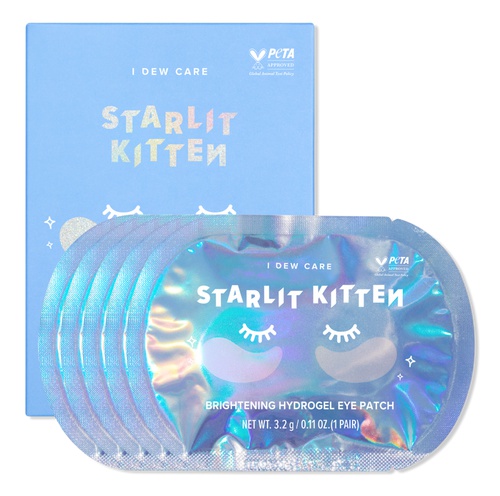 I Dew Care Starlit Kitten Brightening Hydrogel Eye Patch