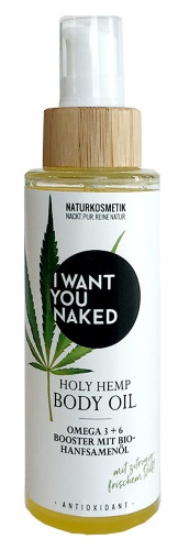 I WANT YOU NAKED Holy Hemp Body Oil