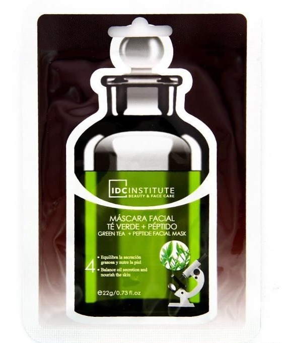 IDC Institute Green Tea + Peptide Facial Mask