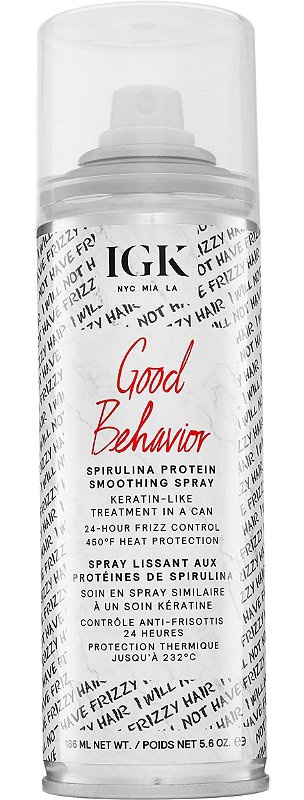 IGK Good Behavior Spirulina Protein Smoothing Spray