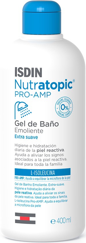 ISDIN Gel De Baño Emoliente Nutratopic Pro-amp