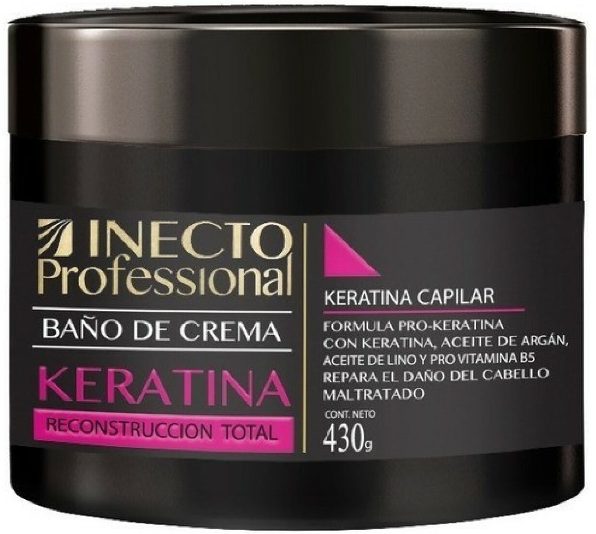 Inecto Keratina Reconstruccion Total, Baño De Crema