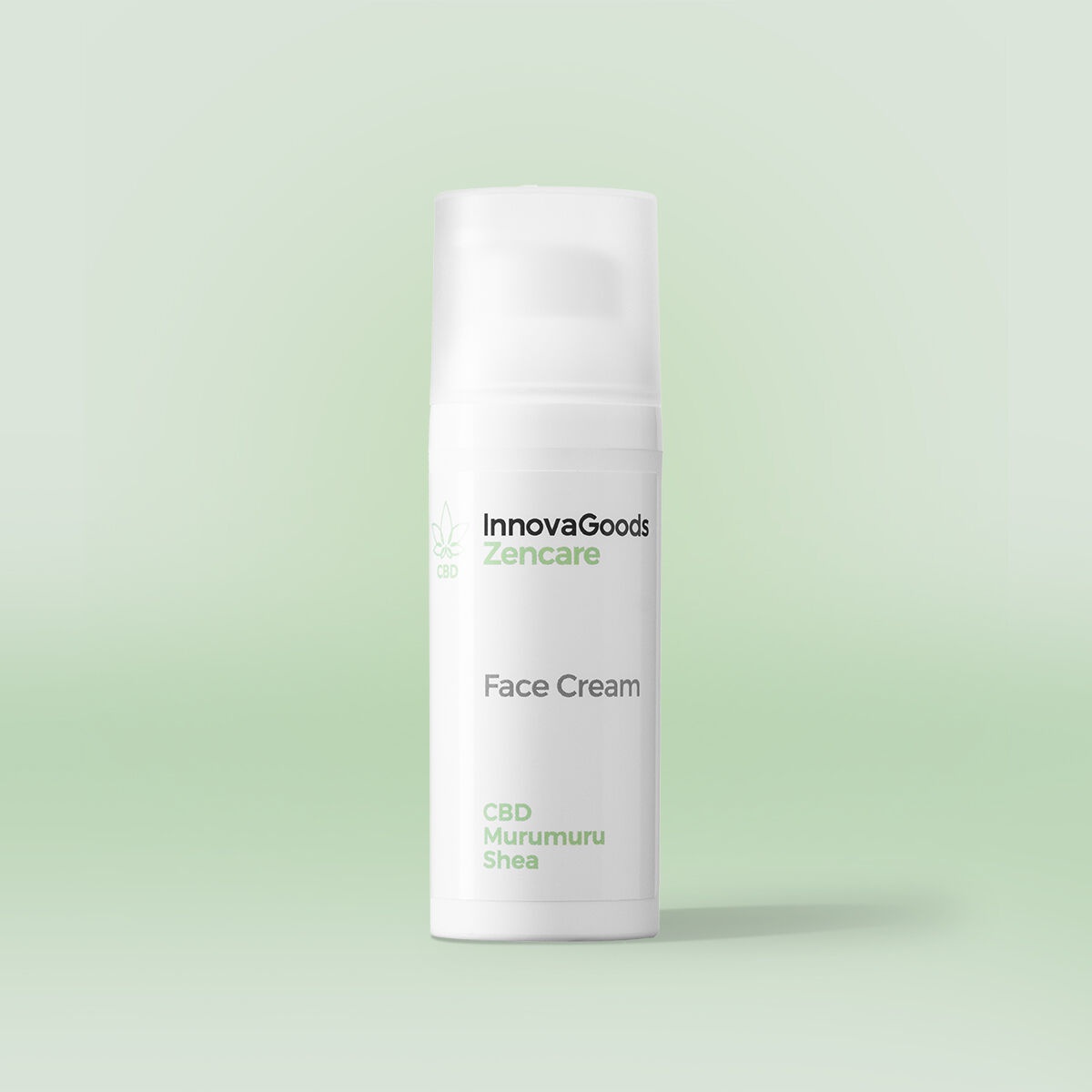 InnovaGoods Hydrating Facial Cream CBD, Shea And Murumuru Butter, Zencare