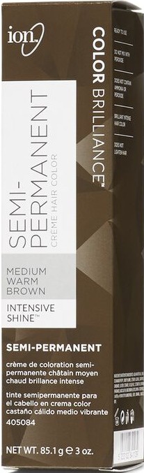 Ion Medium Warm Brown Semi-permanent Hair Color