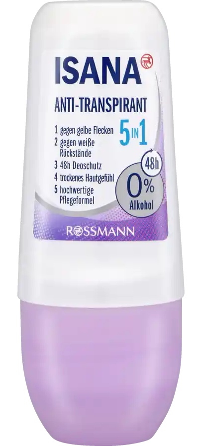 Isana Anti-Transpirant Roll-On 5in1