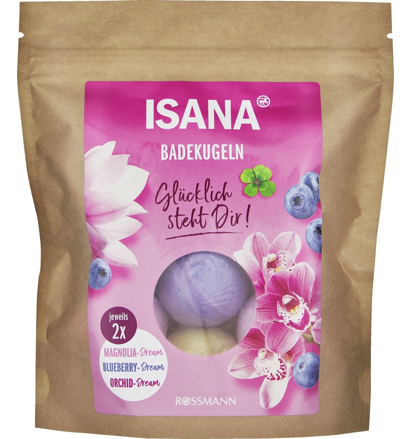 Isana Badekugeln Glücklich Steht Dir!