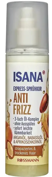 Isana Express-Sprühkur Anti Frizz