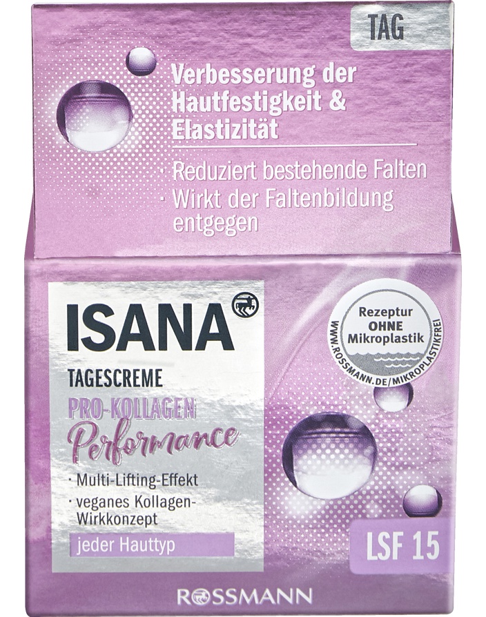 Isana Pro-Kollagen Performance Tagescreme SPF 15