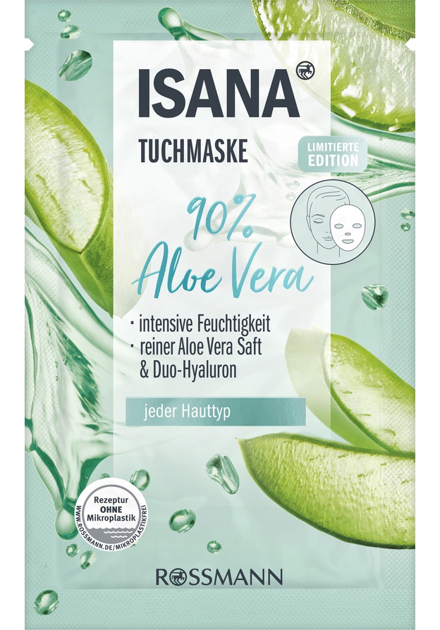 Isana Tuchmaske Aloe Vera