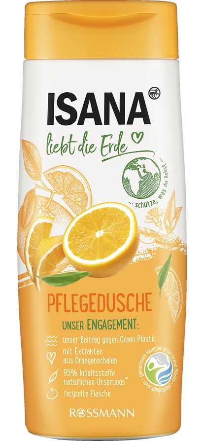Isana liebt die Erde Pflegedusche Orange