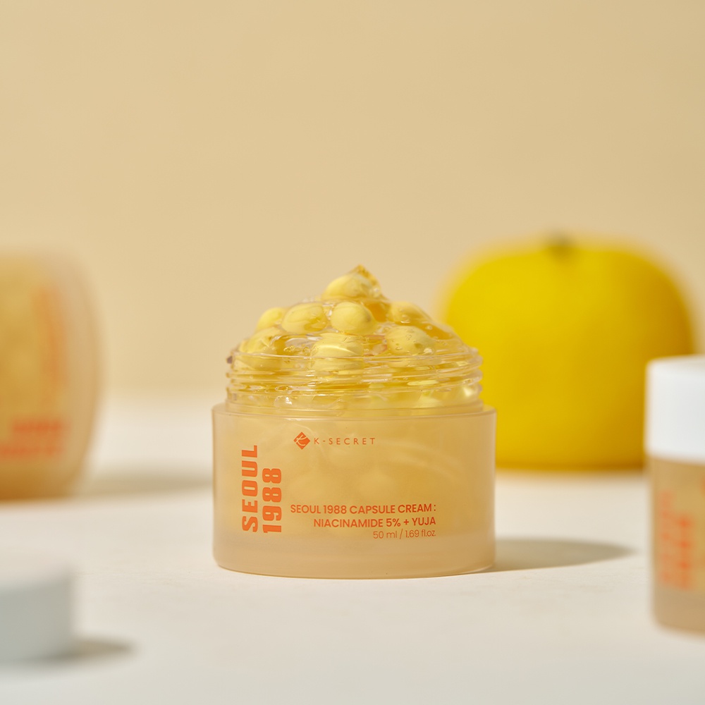 K-Secret Seoul 1988 Capsule Cream : Niacinamide 5% + Yuja