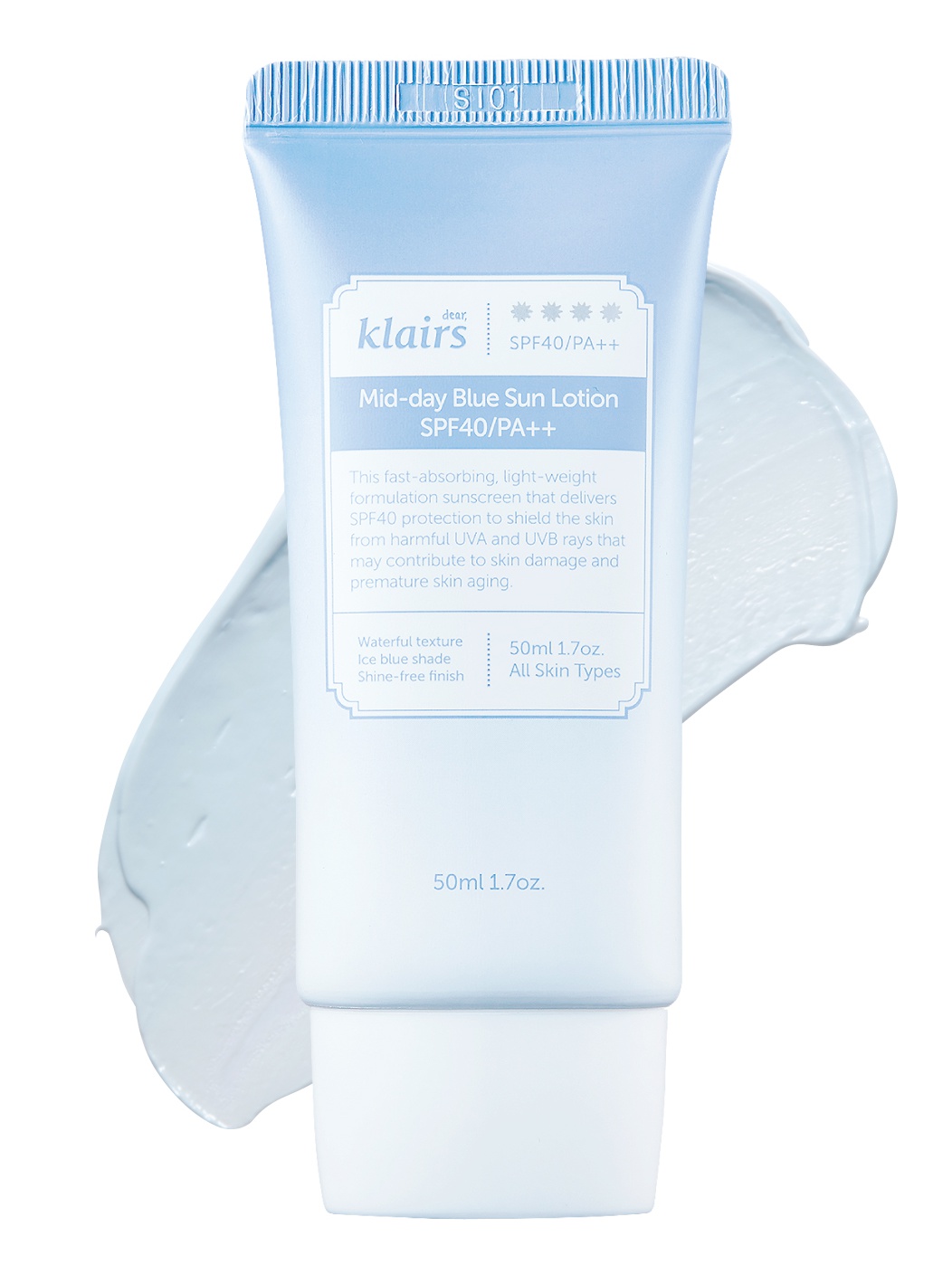 Klairs Mid-Day Blue Sun Lotion Spf 40 Pa++