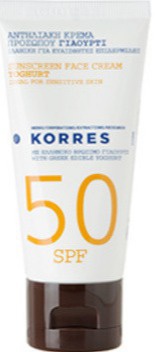 Korres Γιαούρτι Spf50 Αντηλιακή Κρέμα Προσώπου