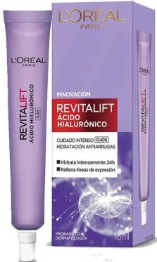 L'Oreal Cuidado Intenso Ojos, Hidratante Rellenador
