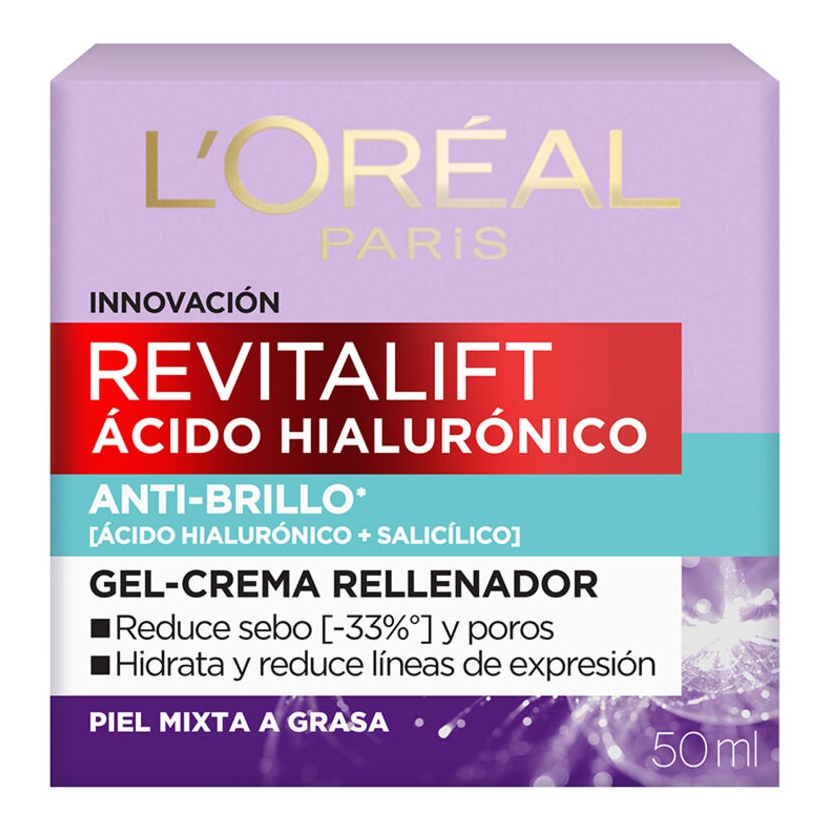 L'Oreal Gel Crema Revitalift Ácido Hialuronico
