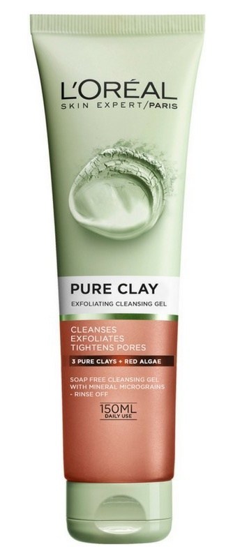 L'Oreal L'OrealL Paris Pure Clay Exfoliating Gel Wash