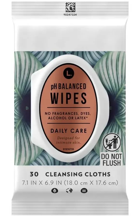 L. pH Balanced Wipes