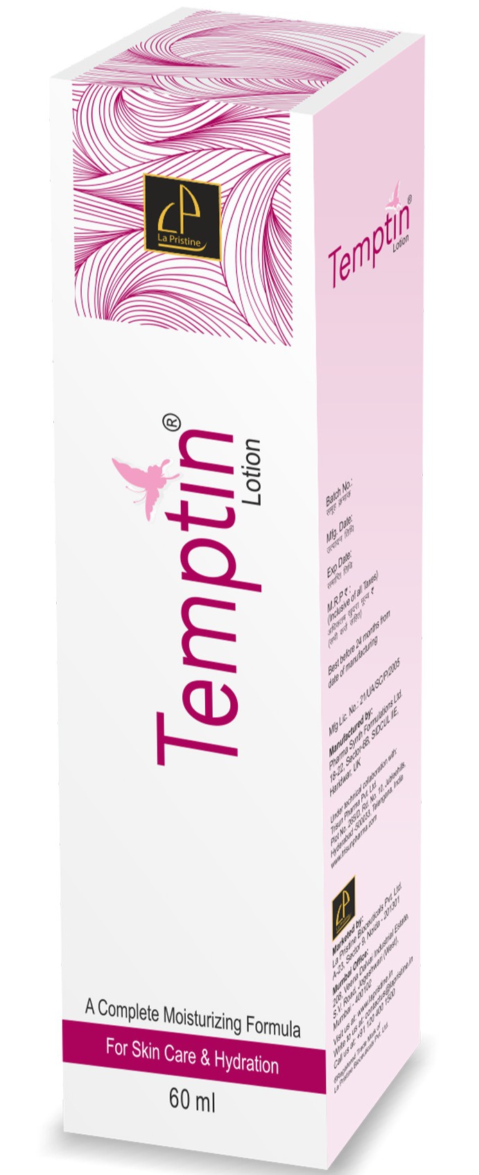 La pristine Temptin Lotion