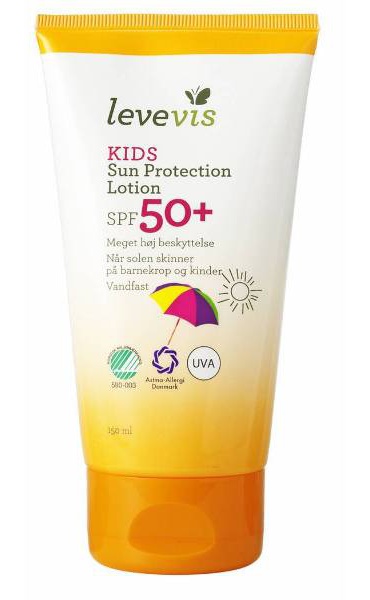 Levevis Kids Vandfast Sollotion Spf 50+
