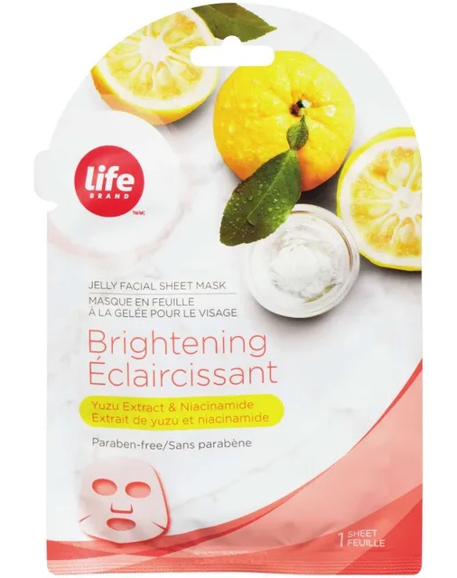 Life Brand Brightening Jelly Facial Sheet Mask