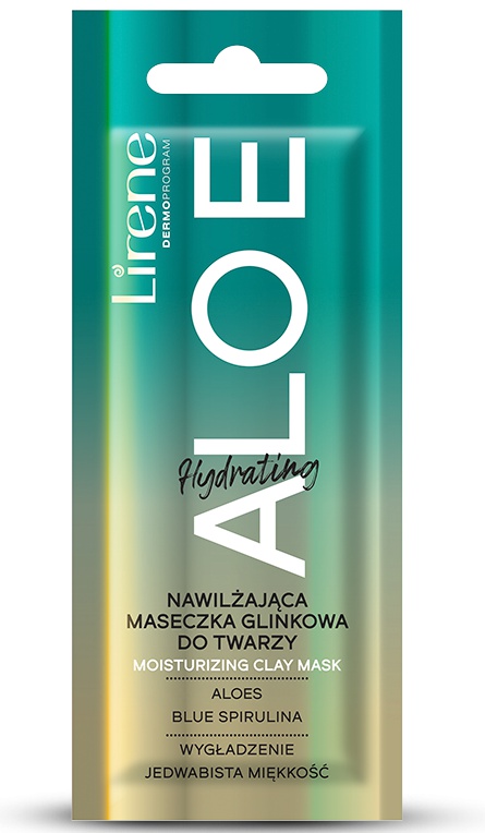 Lirene Moisturizing Clay Mask Hydrating Aloe