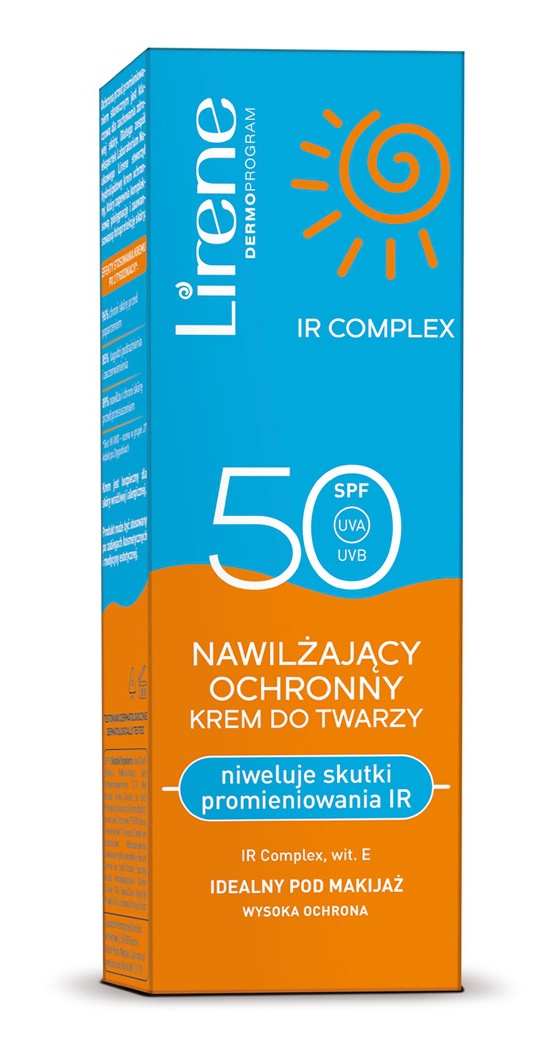 Lirene Moisturizing Protective Face Creme SPF 50 With IR Complex