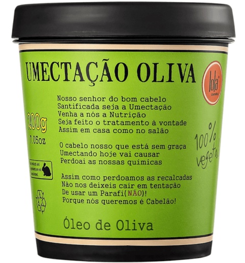 Lola Cosmetics Umectação Oliva Máscara