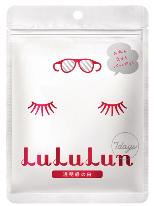 Lululun Facial Sheet Mask, White (Brightening)