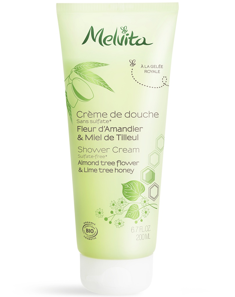 MELVITA Shower Cream Almond Tree Flower & Lime Tree Honey