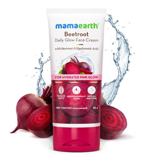 Mamaearth Beetroot Daily Glow Face Cream With Beetroot & Hyaluronic Acid
