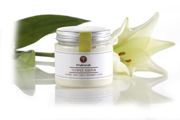 Manna Testápoló Habkrém Citromfű & Ylang-Ylang